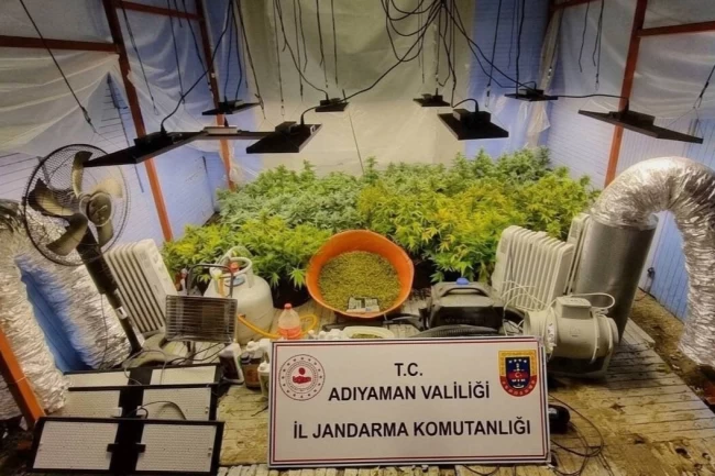 Adıyaman'da uyuşturucu operasyonu