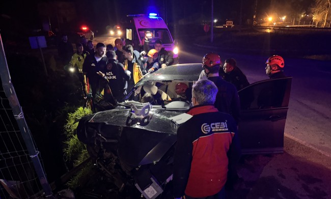 Kdz.Ereğli plajlar mevkinde kaza: 3 yaralı