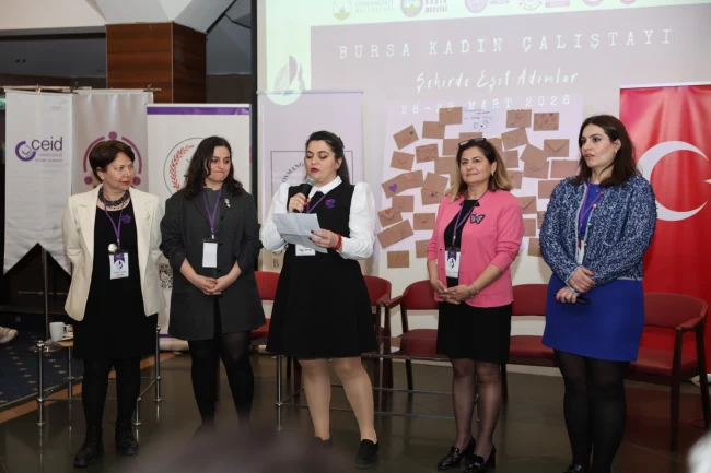 Bursa Osmangazi'de kadın çalıştayı ile geleceğe yön verildi