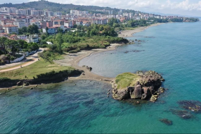 Ordu'da Ünye'de tarihi ada turizme kazandırılıyor