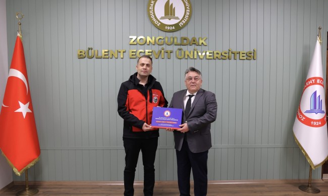 Elvanpazarcık Belediye Başkanı Ümit Uzun’dan Rektör Özölçer’e Ziyaret