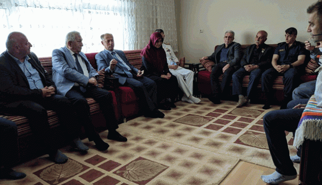 Şehit ailelerini unutmadılar..