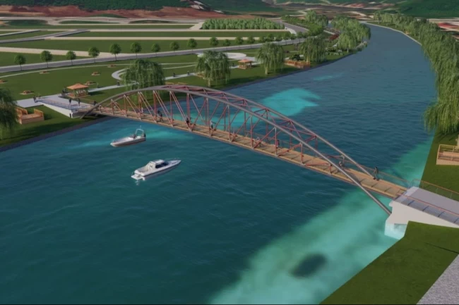 Ordu Turnasuyu Kordon Park'a yaya köprüsü geliyor