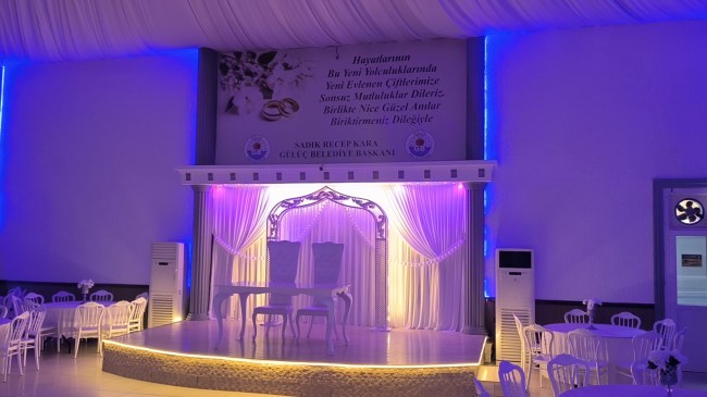 Gülüç Düğün salonu yenilendi