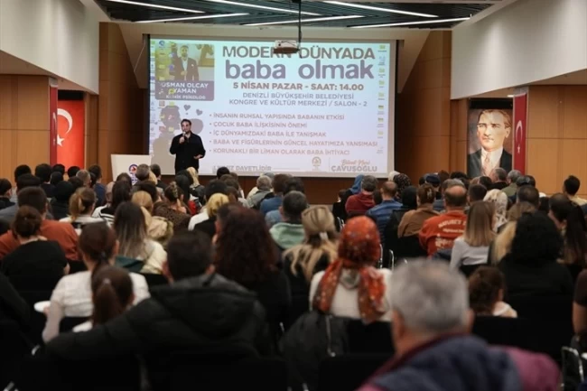 Denizli'de modern babalık seminerine yoğun ilgi