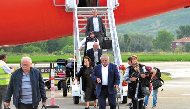 Atlasglobal ilk seferini yaptı..136 Gurbetçi memleketine döndü..