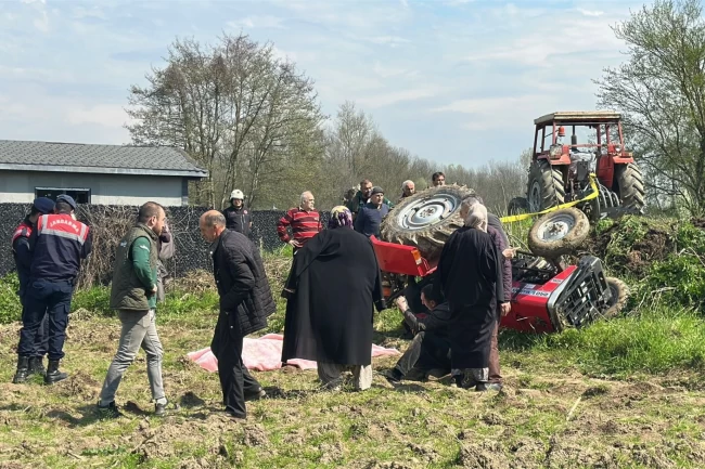 Düzce'de traktör kazası: 1 ölü