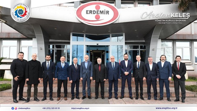 Kdz. Ereğli Meslek Odaları Başkanları Erdemir’de biraraya geldi