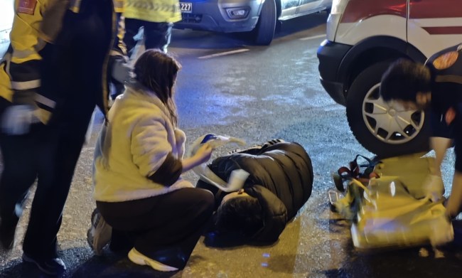 Kdz.Ereğli sahil bandında kaza: 1 yaralı