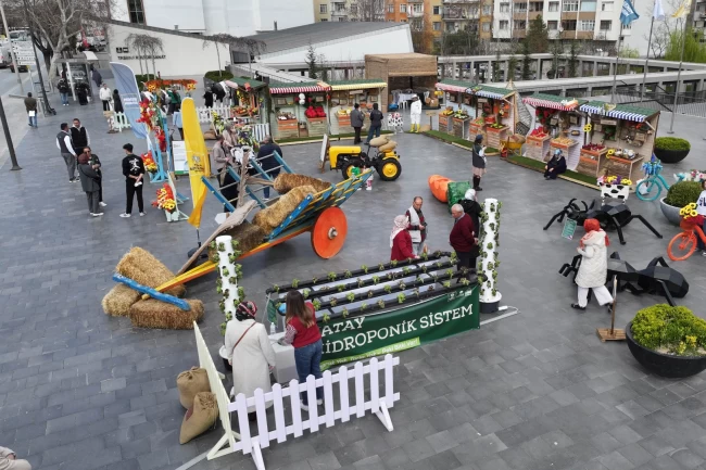 Konya'da tarım haftasına özel tasarımlar ilgi görüyor