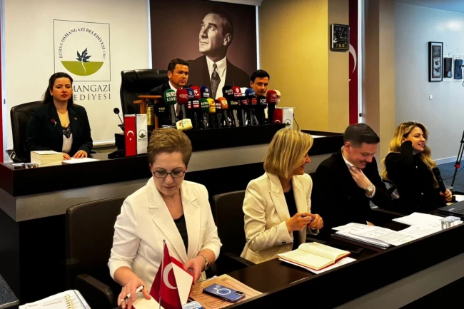 Bursa Osmangazi Belediye Meclisi'nde Nisan ayı oturumu yapıldı