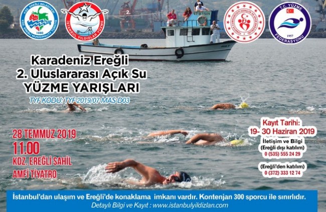 Açık yüzme yarışı kayıtları başladı..