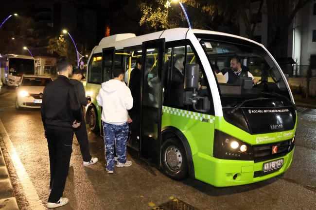 Kocaeli'nin gece seferlerine ilgi her geçen gün artıyor