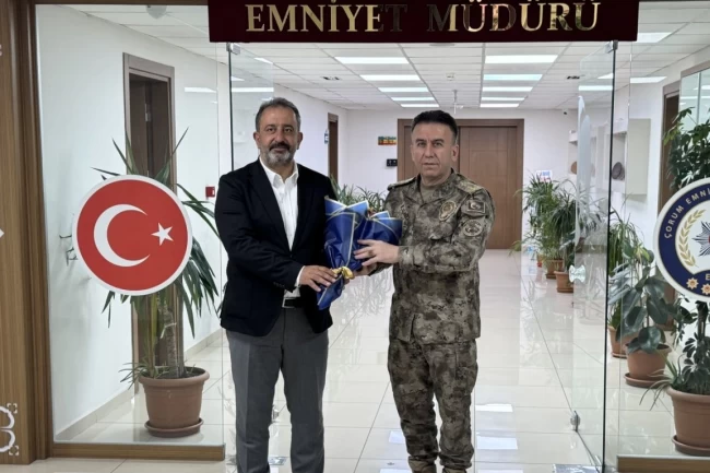 Çorum Belediyesi'nden Polis Haftası ziyareti