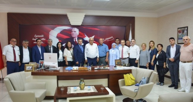 Kent Konseyi yönetiminden protokol ziyaretleri..