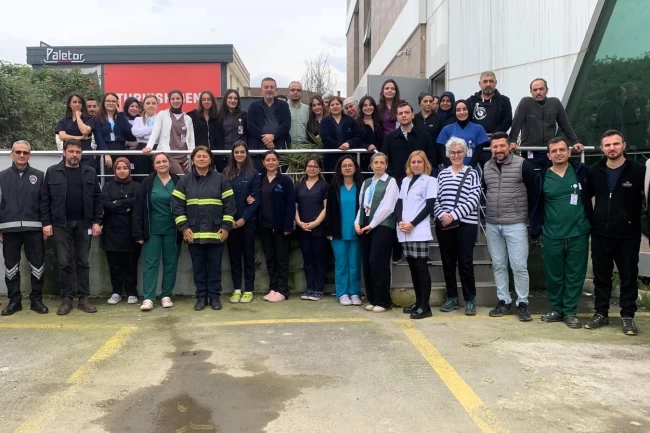 KOBİTEM'in yangın eğitimi ile hastaneler güvende