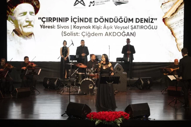 Mersin Büyükşehir'den Âşık Veysel'e vefa gecesi