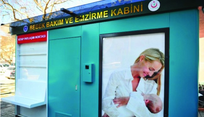 Kent Konseyi'nden bebek bakım ve emzirme kabinleri projesi.