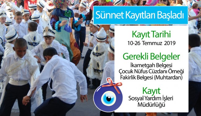 Kdz Ereğli Sünnet şöleni kayıtları başladı..