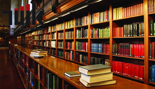 Tüik kütüphane istatistiklerini açıkladı..