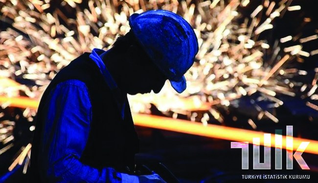 Tüik,Sanayi Üretim Endeksi'ni açıkladı..