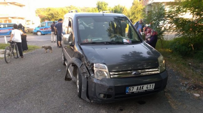 Kaza ucuz atlatıldı..