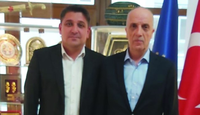 Türk-İş il temsilcisi Artıç, genel başkan Atalay'ı ziyaret etti