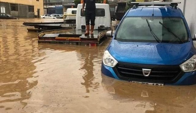 Ereğli'yi sel aldı