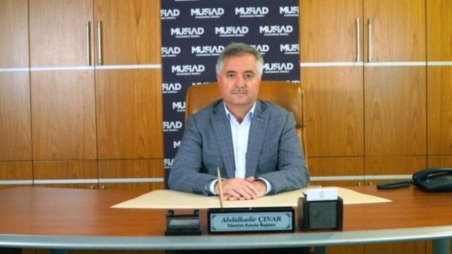 MÜSİAD Başkanı Çınar'dan 'Geçmiş Olsun' mesajı..