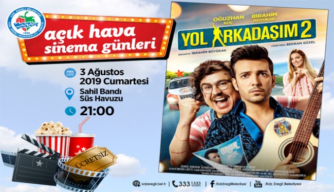 Açık hava sinema günleri başlıyor