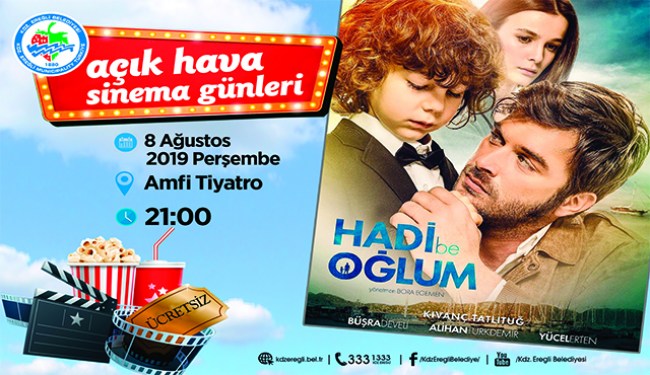 Yaz sineması bu hafta perşembe günü...