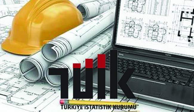 Yapı ruhsatı verilen yapıların yüzölçümü %60,1 azaldı