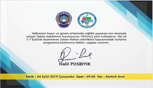 Zabıta haftası kutlanıyor