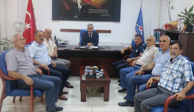 Emniyet müdürü ve komutan zabıtayı ziyaret etti