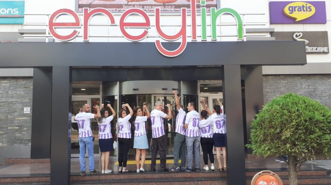 Ereylin AVM'den takımına tam destek..