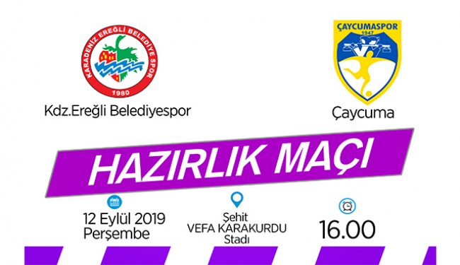 Takımımız Çaycuma Spor'u ağırlayacak