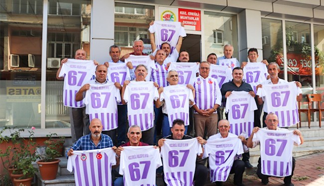 Muhtarlardan Belediyespor'a destek..