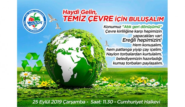 Temiz çevre için el ele