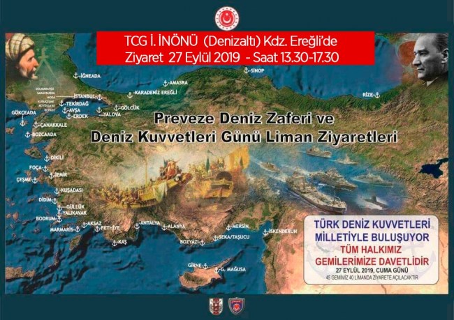 Denizaltı bugün halkın ziyaretine açılıyor...