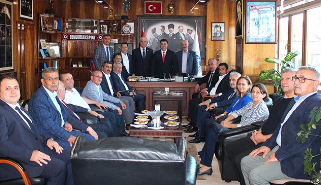 İl Genel Meclis AK Parti grubu, GMİS’i ziyaret etti