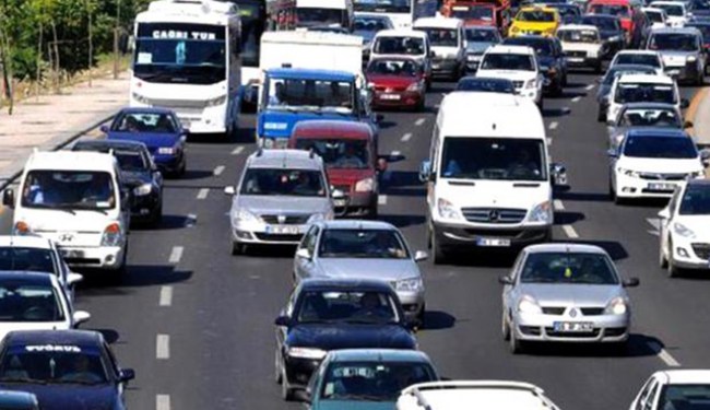 Trafiğe kayıtlı araç sayısı belli oldu..
