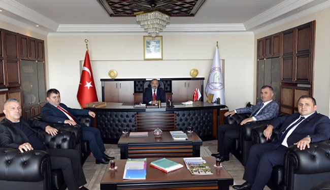 GMİS yönetim, Rektör Çufalı’yı ziyaret etti