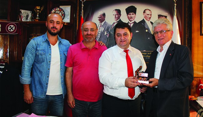 GMİS Genel Başkanı Yeşil'e nezaket ziyareti