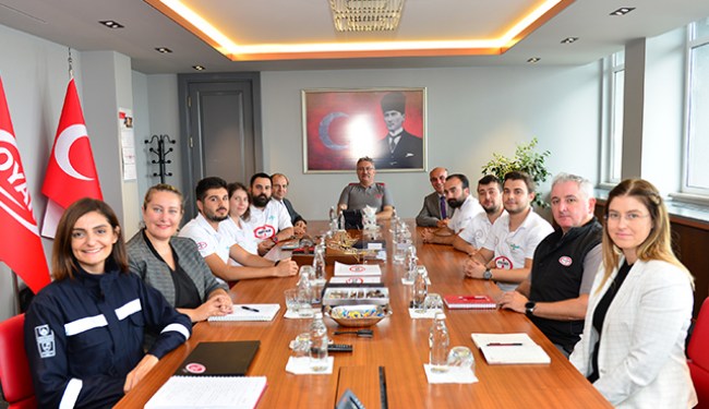 Dünya ikincisi Grizu-263’ten Erdemir’e teşekkür ziyareti