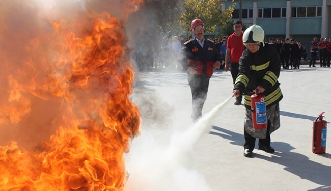 Okullarda afet tatbikatı