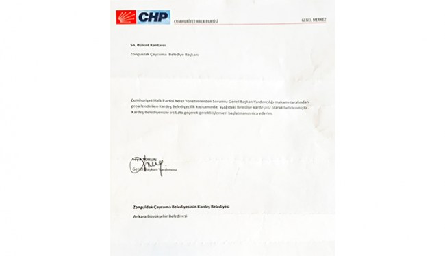 Çaycuma İle Ankara kardeş oldu