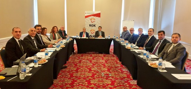 KGK'da görev dağılımı yapıldı