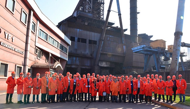 Makine üreticilerinden Erdemir’e ziyaret