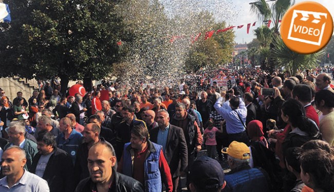 Ereğli'de görülmemiş Cumhuriyet töreni..