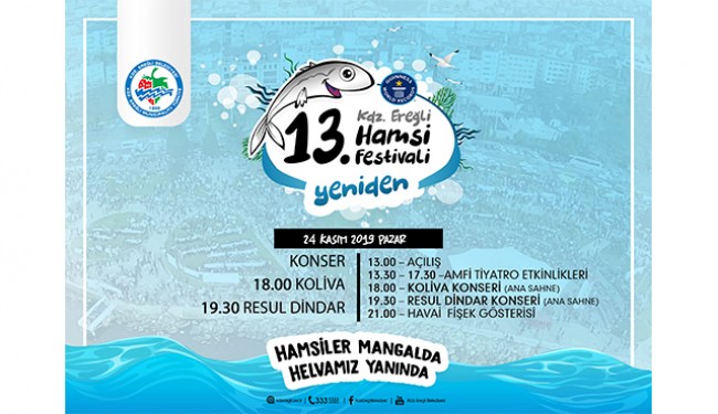 Kdz. Ereğli Hamsi Festivaline hazır
